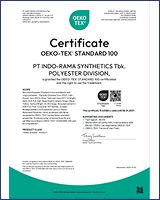 OEKO-TEX Certificate Recycled Polyester