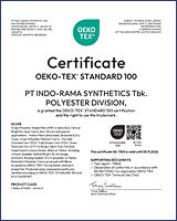 OEKO-TEX Certificate Polyester